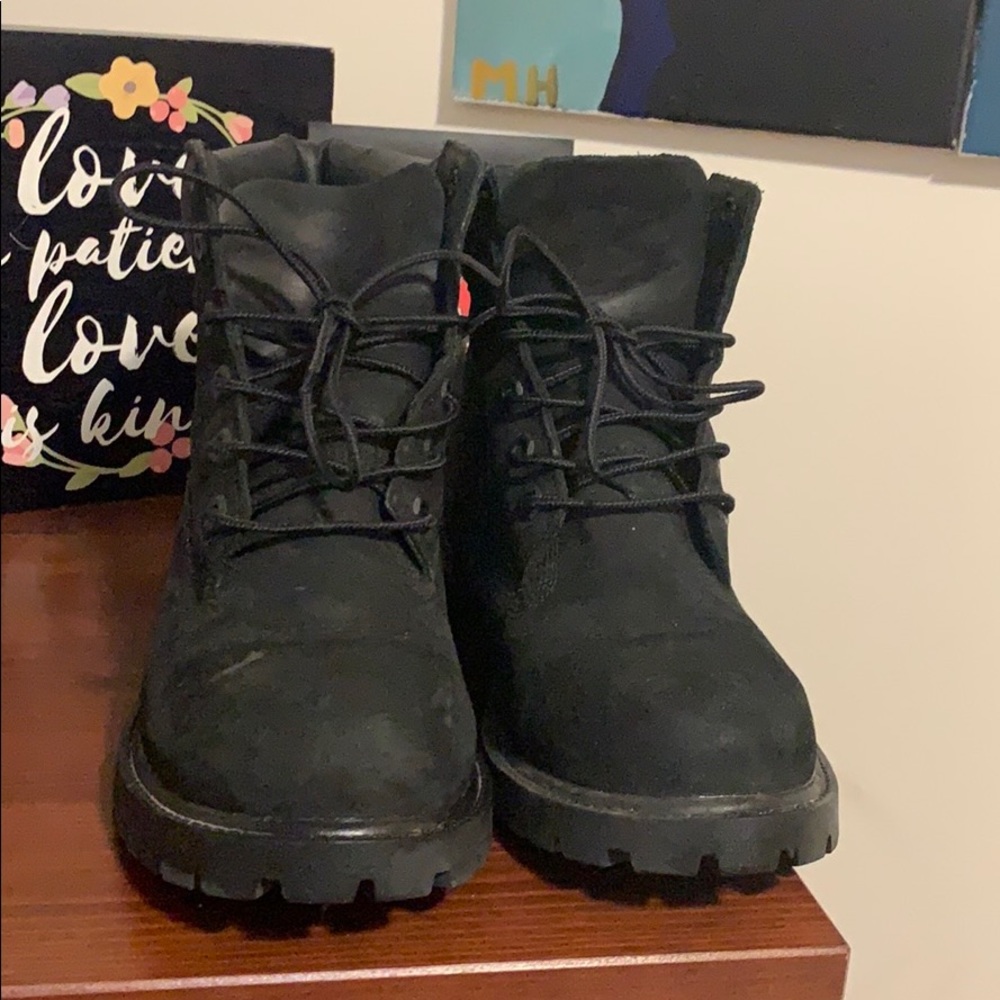 Black Timberland Boots